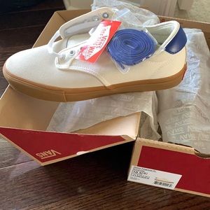 New Vans Chima Ferguson Pr - marshmallow and gum 10.5 - suede / canvas / cream